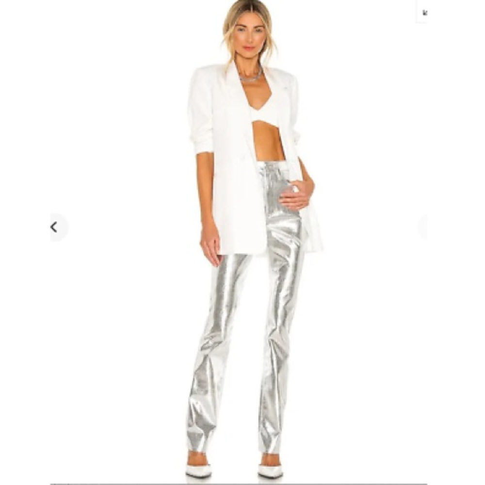 WeWoreWhat Mirror Straight Leg NWT